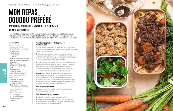 Lunch box vegan pour le boulot