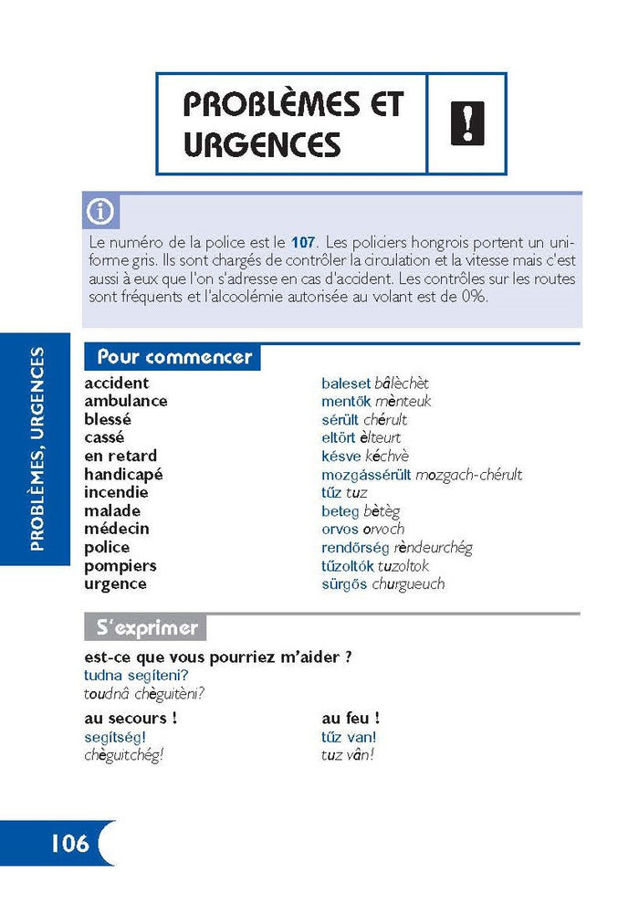 Parler le hongrois en voyage