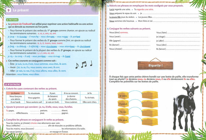 Mon cahier de CM1 - Une saison au Zoo