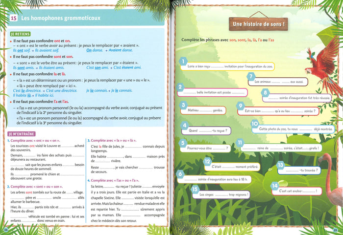 Mon cahier de CM1 - Une saison au Zoo