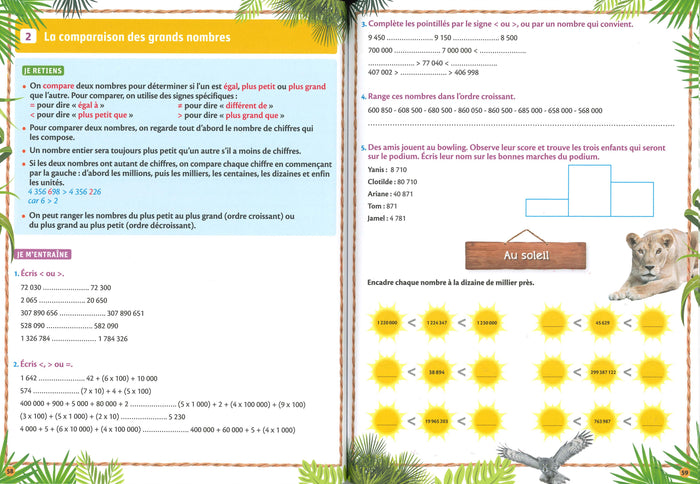 Mon cahier de CM2 - Une saison au zoo
