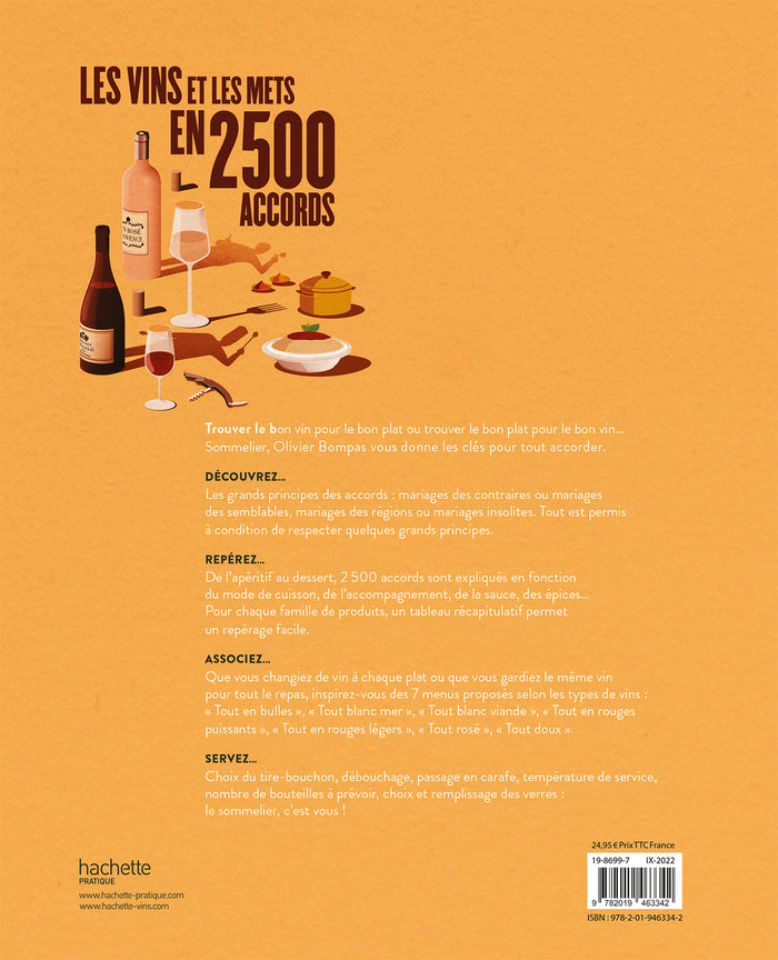 Les vins et les mets en 2500 accords