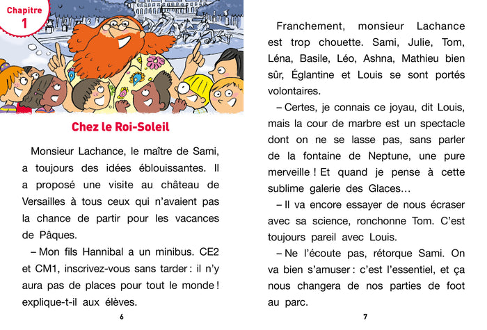 Sami et Julie Roman CE2 Disparition au Château de Versailles