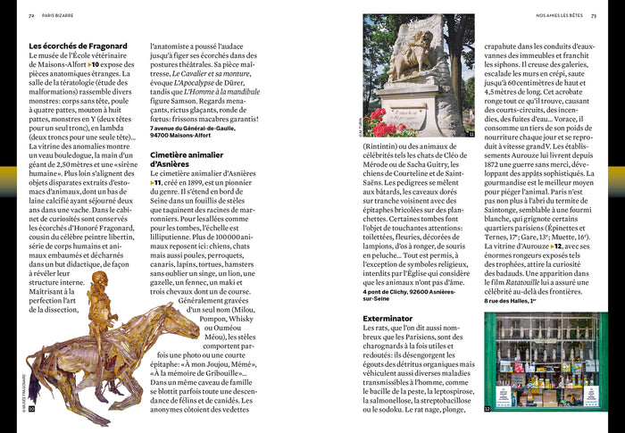 Paris bizarre - Catalogue déraisonné de curiosités et d'étrangetés