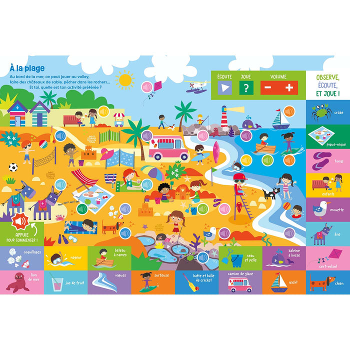 Premiers mots 200 sons - mon cherche et trouve sonore avec un quiz