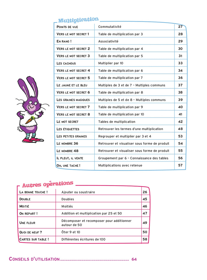 Des jeux pour réussir en calcul mental - 7-9 ans