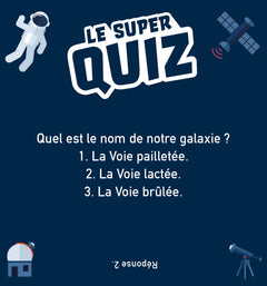 Le super quiz de l'espace