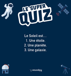 Le super quiz de l'espace