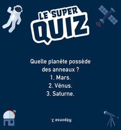 Le super quiz de l'espace