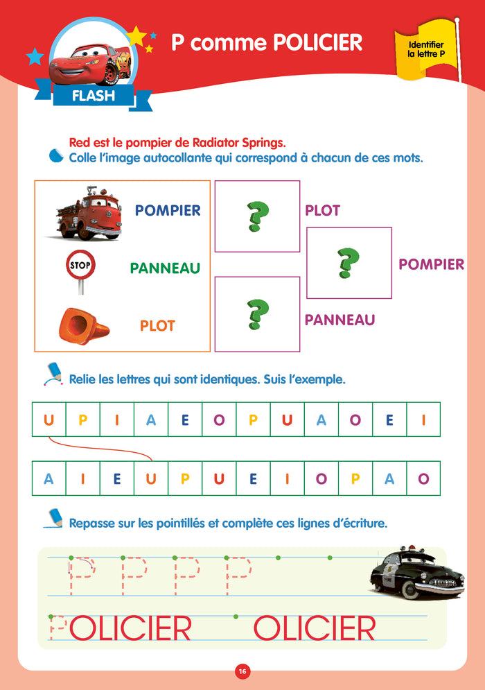 Disney - Cars - Cahier de vacances 2025