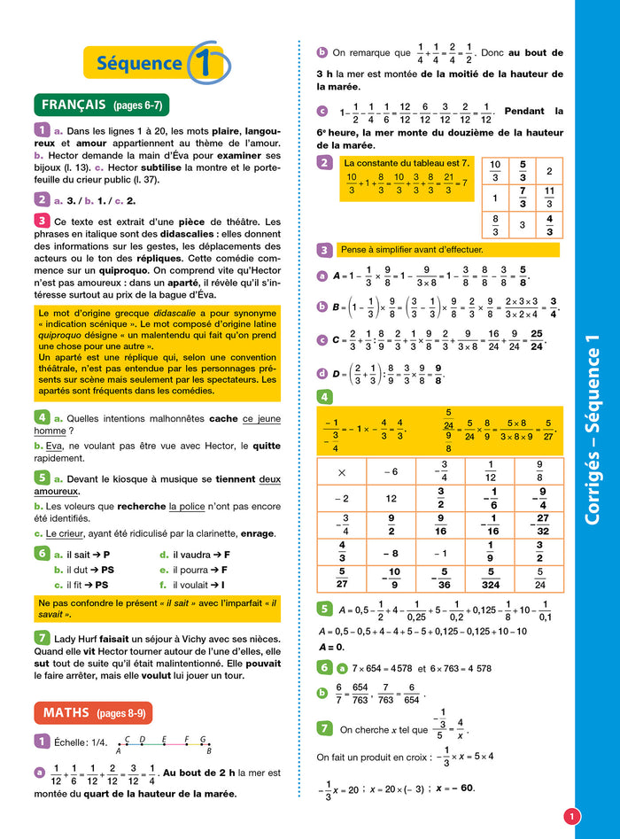 Passeport - Toutes les matières - De la 4e à la 3e - Cahier de vacances 2024