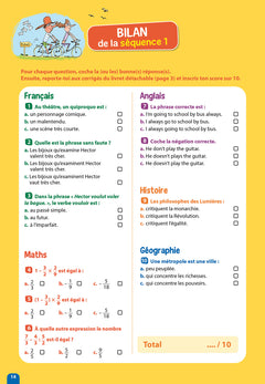Passeport - Toutes les matières - De la 4e à la 3e - Cahier de vacances 2024
