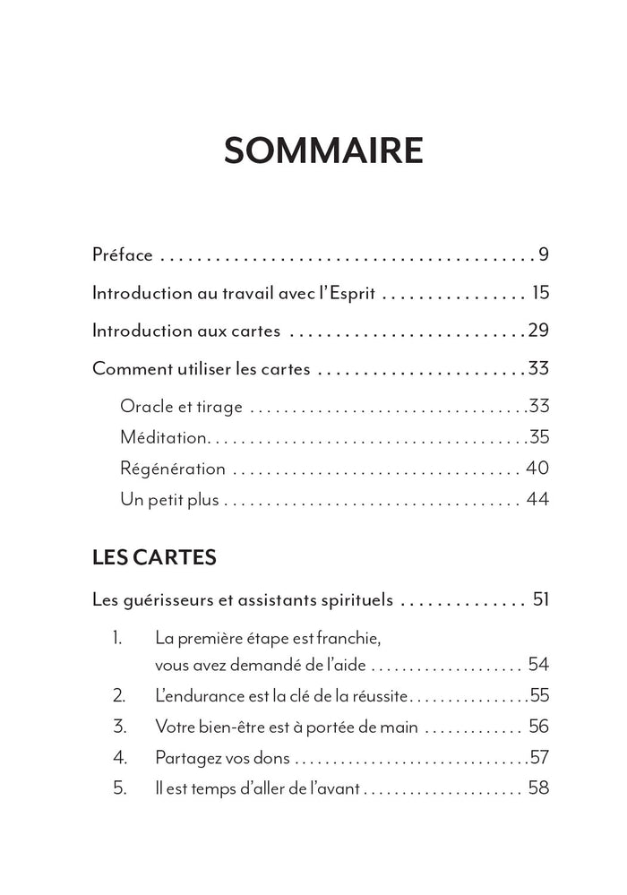 L'oracle des esprits guérisseurs