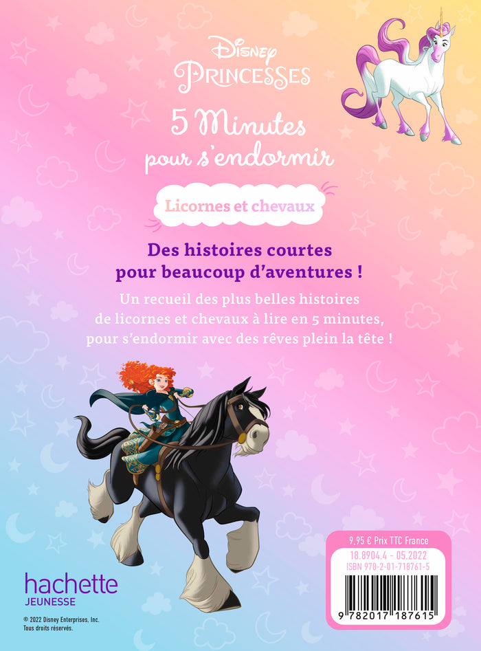 Disney Princesses - 5 minutes pour s'endormir - Licornes & Chevaux