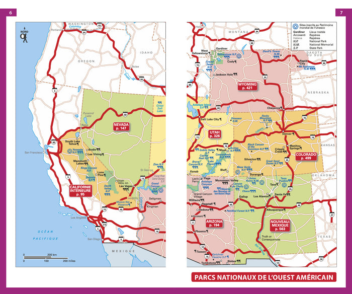 Guide du Routard Parcs nationaux de l'Ouest américain