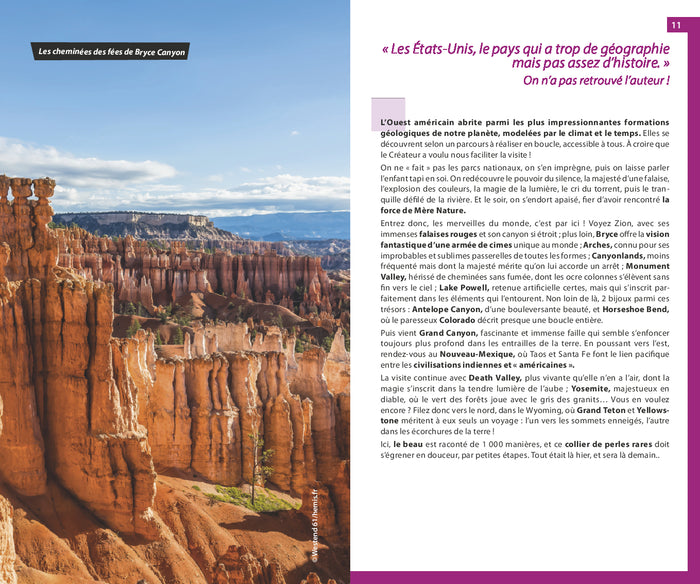 Guide du Routard Parcs nationaux de l'Ouest américain