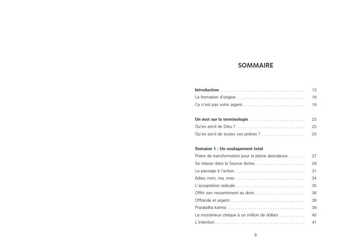 Le secret de l'abondance