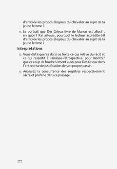 Manon Lescaut BAC