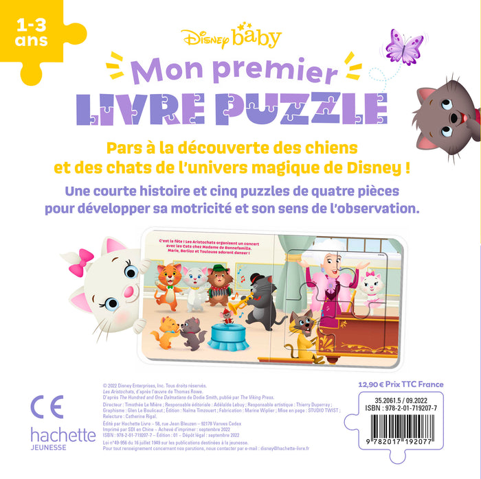 Mon Premier Livre Puzzle - Chiots et chatons