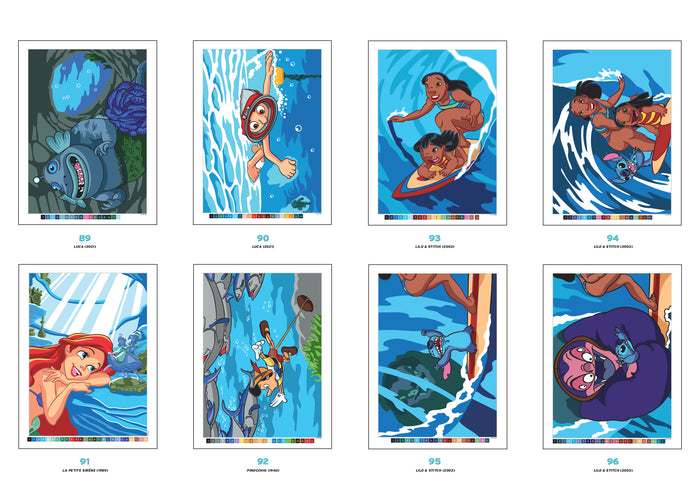 Coloriages mystères Disney - Sous l'océan