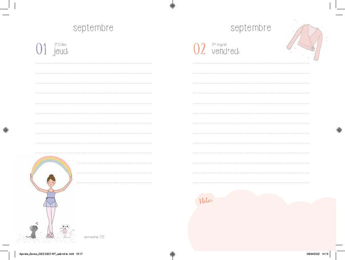 Agenda de la danse - 2022-2023