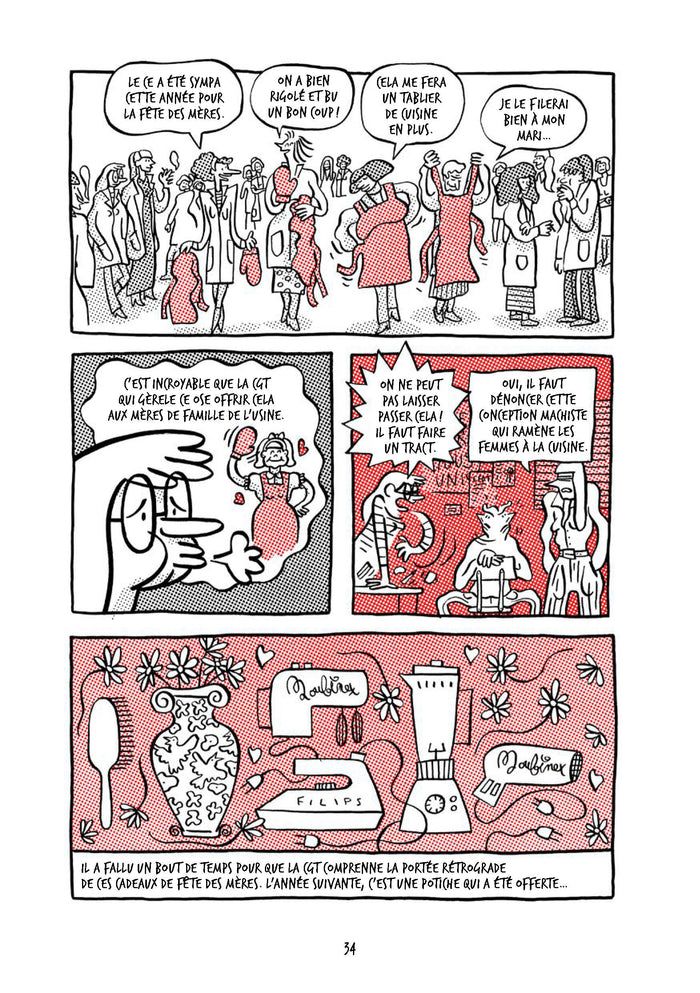 Une féministe révolutionnaire à l'atelier