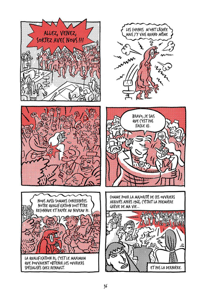 Une féministe révolutionnaire à l'atelier