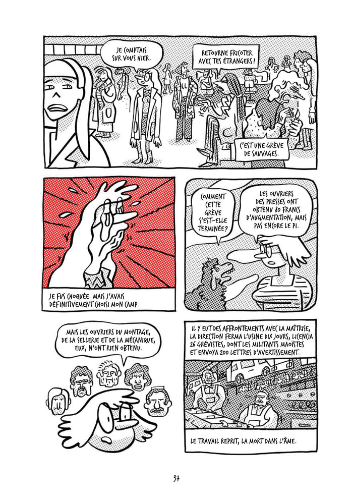 Une féministe révolutionnaire à l'atelier