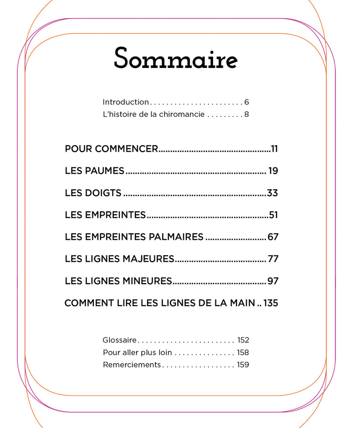 Mon petit livre de chiromancie