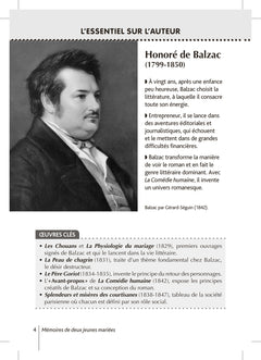 BiblioLycée - Mémoires de deux jeunes mariées, Balzac - BAC 2026