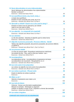 Grammaire - Vocabulaire TOEIC