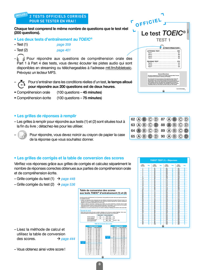 La Bible officielle du TOEIC® (conforme au nouveau test TOEIC)