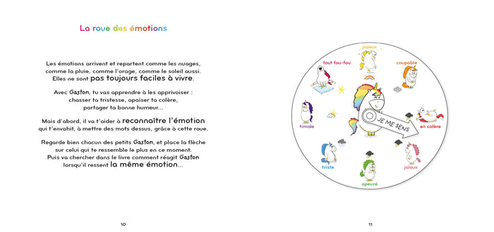 Mes émotions avec une roue des émotions