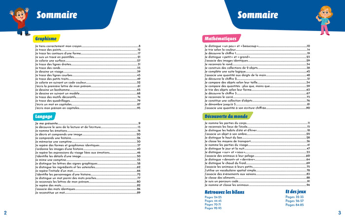 Vive la maternelle avec les incollables - Petite section