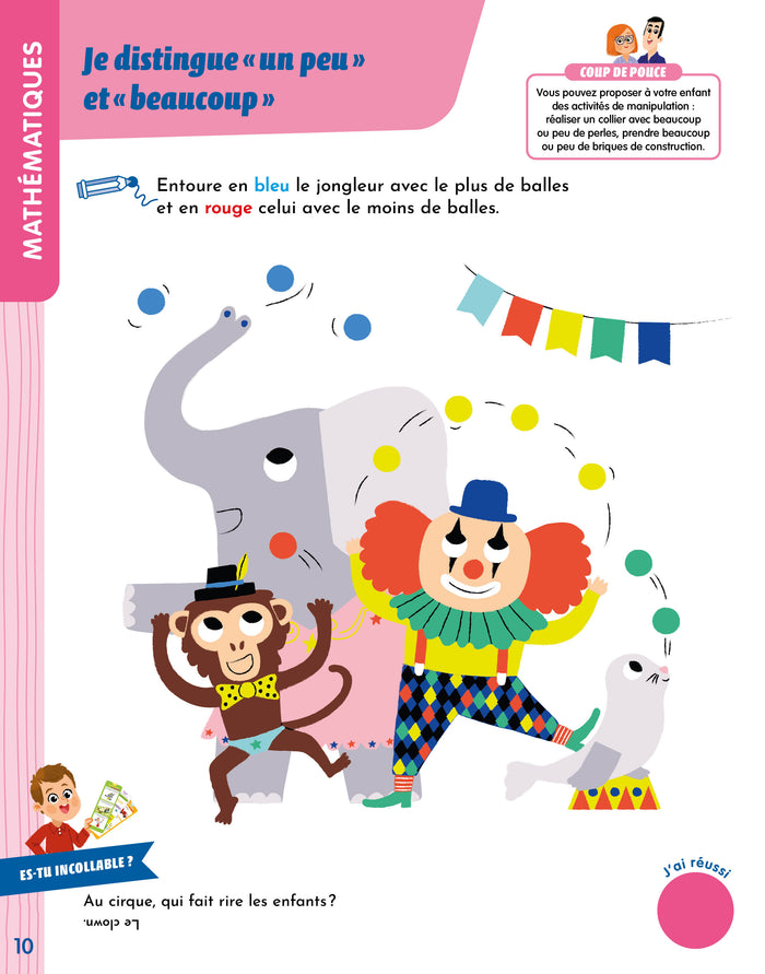 Vive la maternelle avec les incollables - Petite section