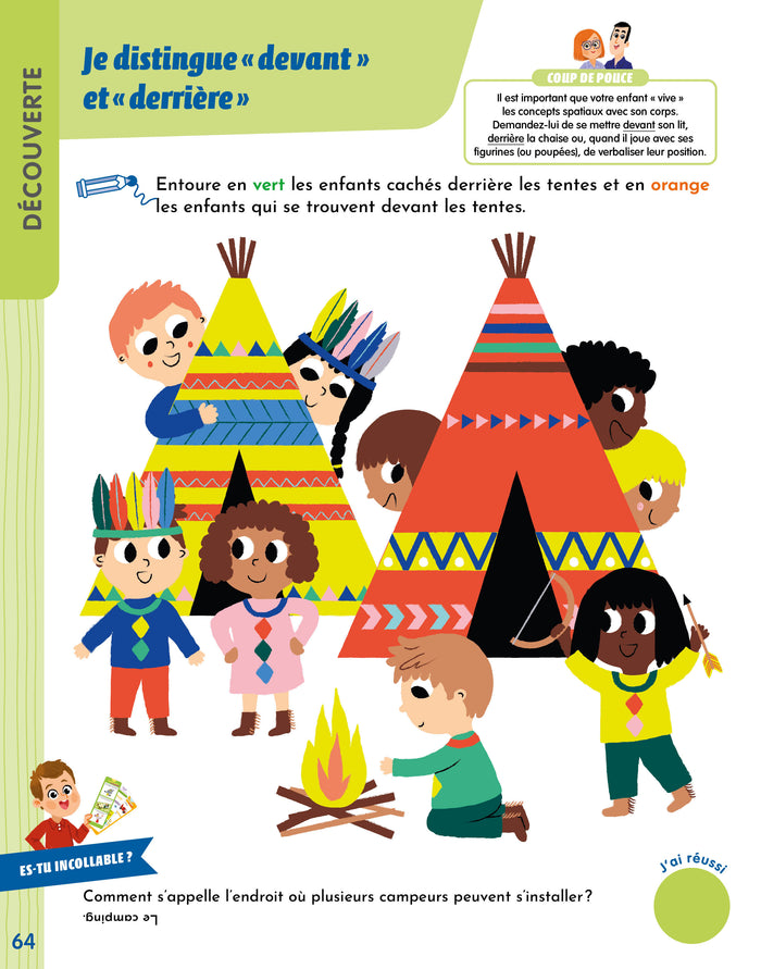 Vive la maternelle avec les incollables - Petite section