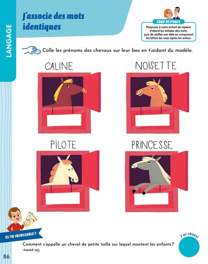 Vive la maternelle avec les incollables - Petite section