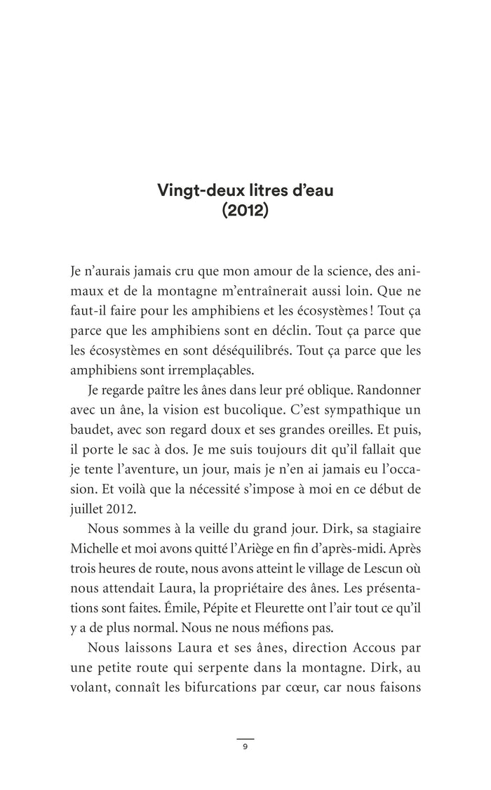 Les tribulations d'une scientifique en montagne