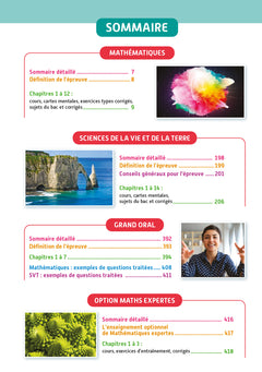Objectif BAC Ma compil' de spécialités Maths et SVT + Grand Oral + option Maths expertes