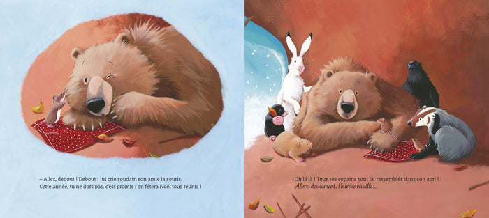 Joyeux Noël ours brun