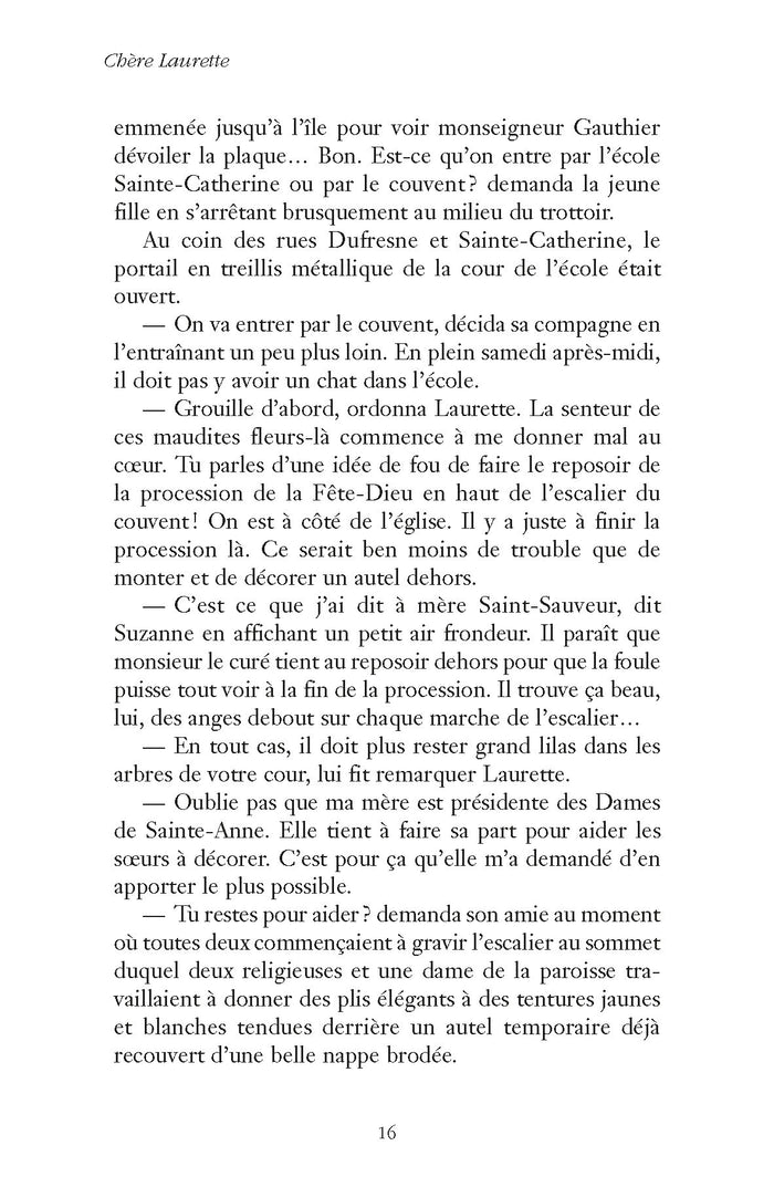 Chère Laurette T01: Des rêves plein la tête