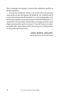 Le Tour de France côté verso