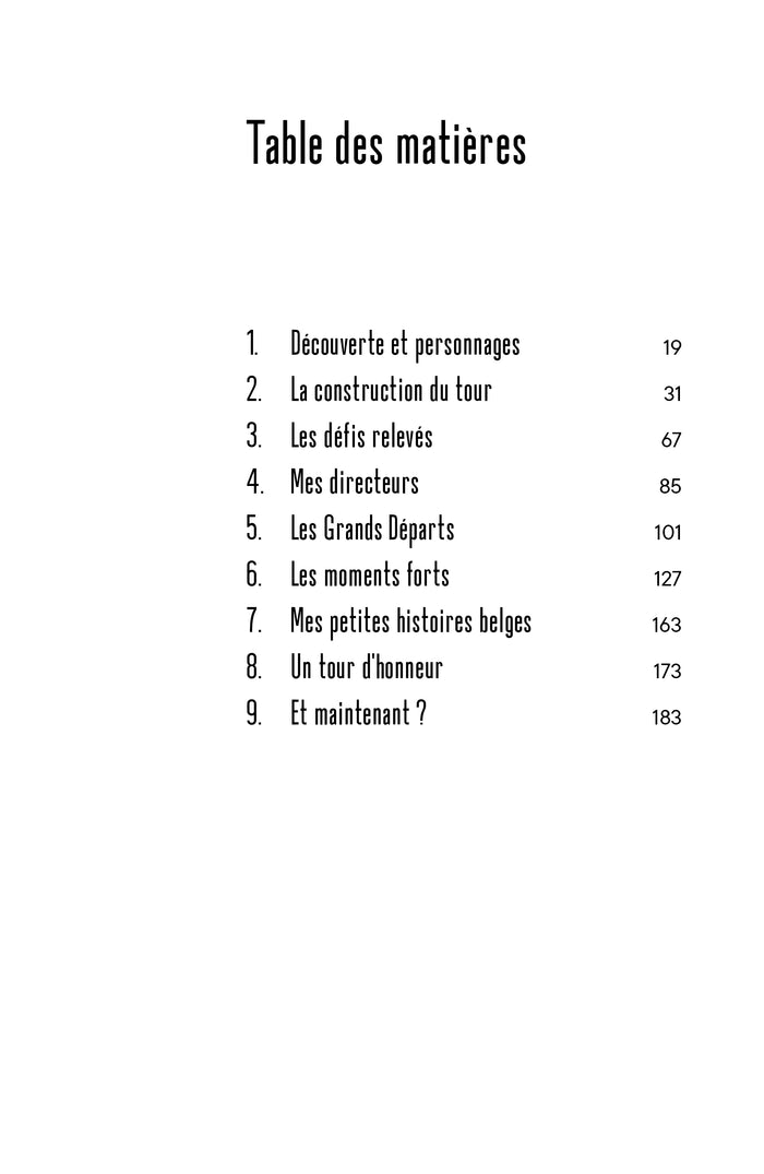 Le Tour de France côté verso