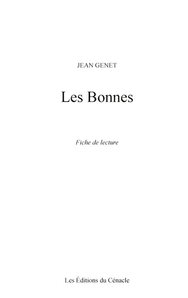 Les bonnes