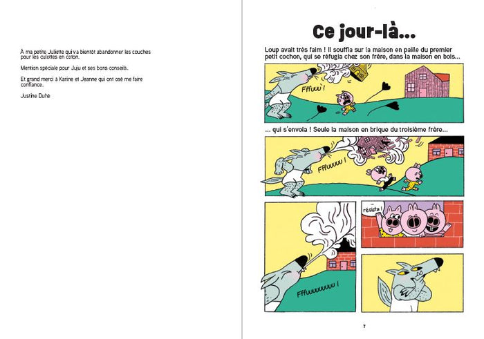 La suite incroyable (mais vraie !) des aventures des trois petits cochons