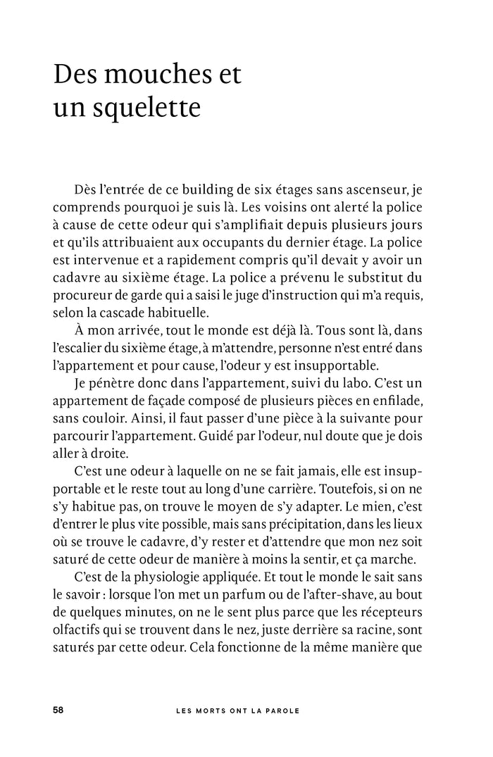 Les morts ont la parole