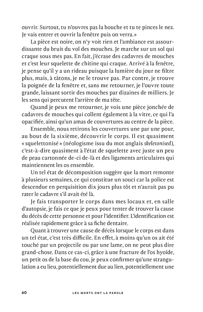 Les morts ont la parole