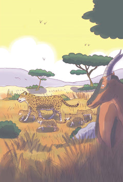 Premières lectures Montessori - Dans la savane