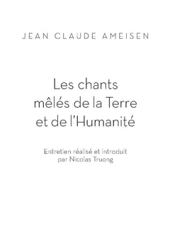 Les chants mêlés de la terre et de l'humanité
