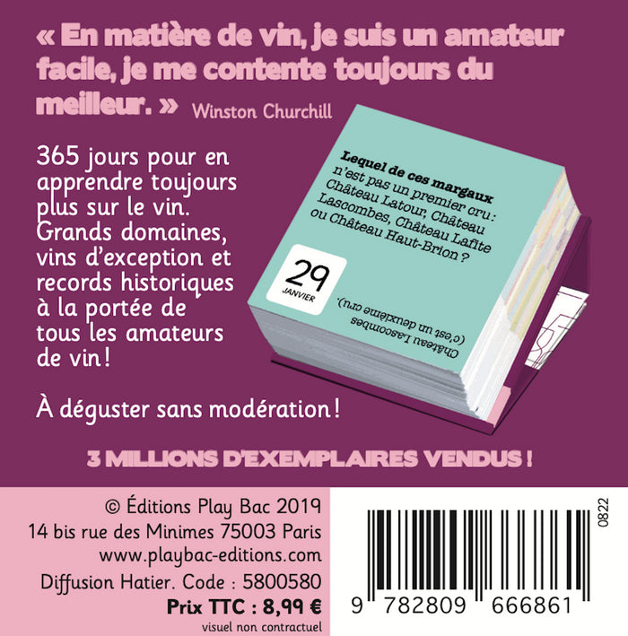 365 jours pour un amateur de vin